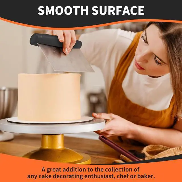 Alt view image 6 of 7 - ALLTOP Bench Scraper & Chopper for Kitchen - Ideal Baking Essential Utensil,Stainless Steel Pastry/Dough/Food Cutter Tool for Cake Pizza Bread,Cooking - 1 Pack,Black