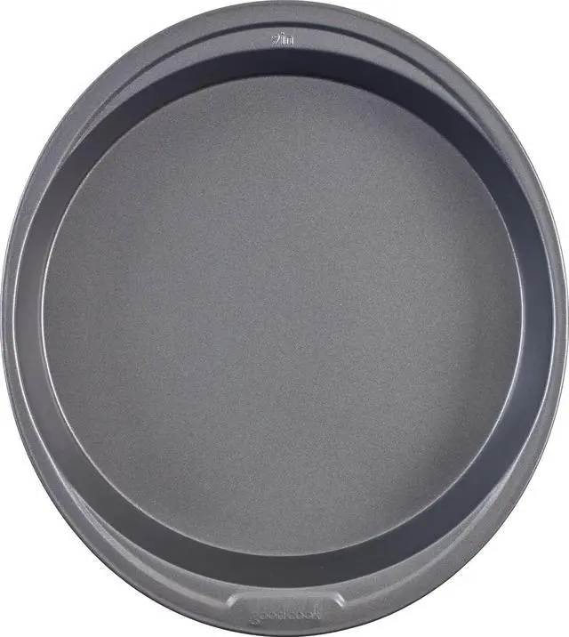 Main image of GoodCook Everyday Nonstick Steel Round Cake Pan, 9-Inch, Gray