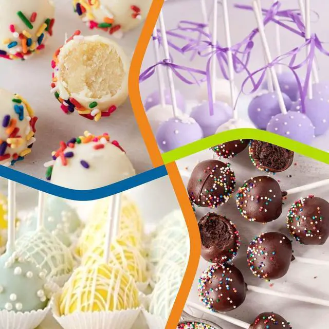 Alt view image 5 of 6 - 200 Count 6 INCH White Paper Lollipop and Cake Pop Sticks,Sucker Sticks for Cookies,Rainbow Candy,Chocolate,Cake Topper(Dia 4mm)