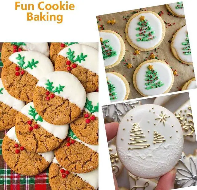 Alt view image 7 of 7 - 5Pcs Cookie Cutters - Stainless Steel Biscuit Cutters/Dumpling Cutters/Cake Pastry Cutters/Cake Cookie Scone Cutters Molds stamps for Cooking Baking (Round Edge, 5Pcs)