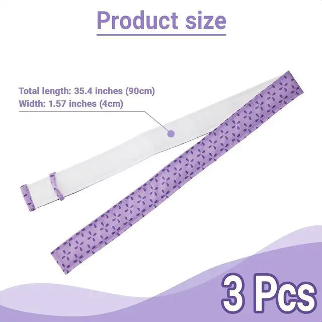 Alt view image 2 of 7 - 3 Pcs Cake strips for even baking, Baking strips for cake pans, Baking Supplies and Cake leveler