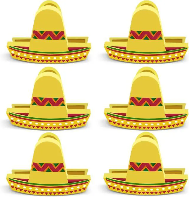 Alt view image 5 of 7 - Sombrero Chip Clips, 6 Set Bag Clips, Tight Food Saver, Snack Bag Sealer, Air Tight Seal Grip for Food Storage, Chip Clip Bag Clip Food Clips, Fun Mini Sombrero Hats, Multipurpose Bread & Snack Bags