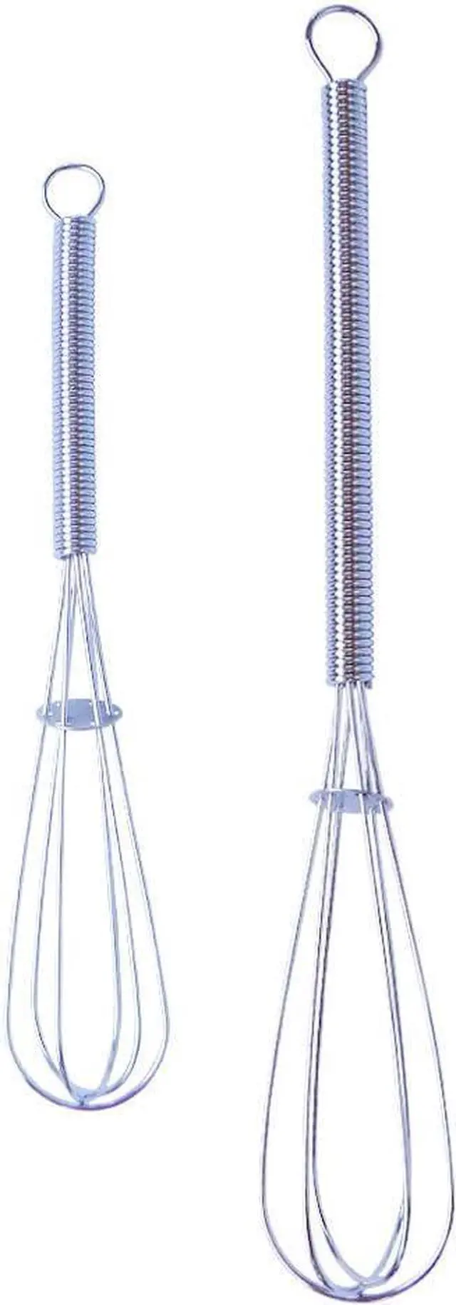 Main image of Mini Whisks Set of 2, Tiny Whisk for Whisking, Beating, Mixing Sauces
