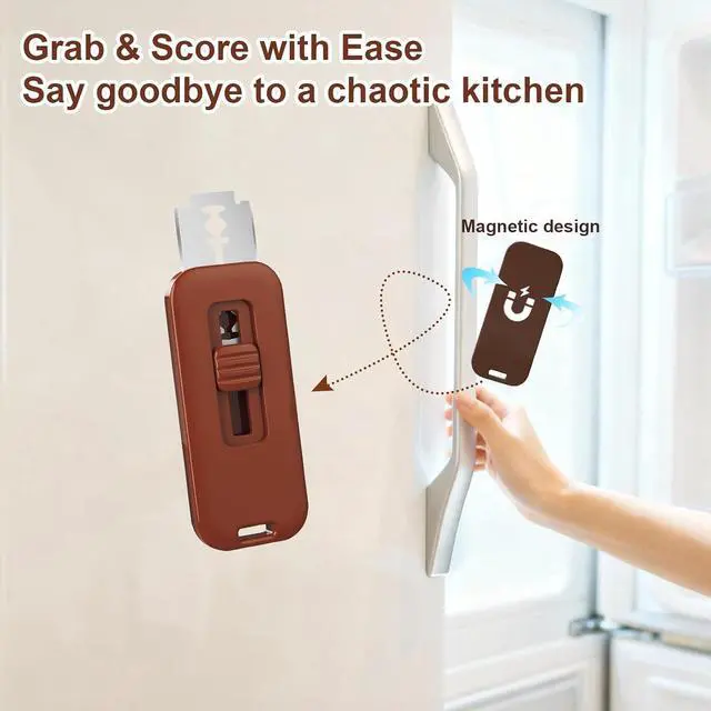 Alt view image 5 of 6 - Bread Lame Dough Scoring Tool, Upgraded Lame Bread Tool, Extractable Sourdough Scoring Tool, Bread Scoring Tool with Magnetic, for Sourdough Bread baking MakingIncludes 5 Bread Razor Blades