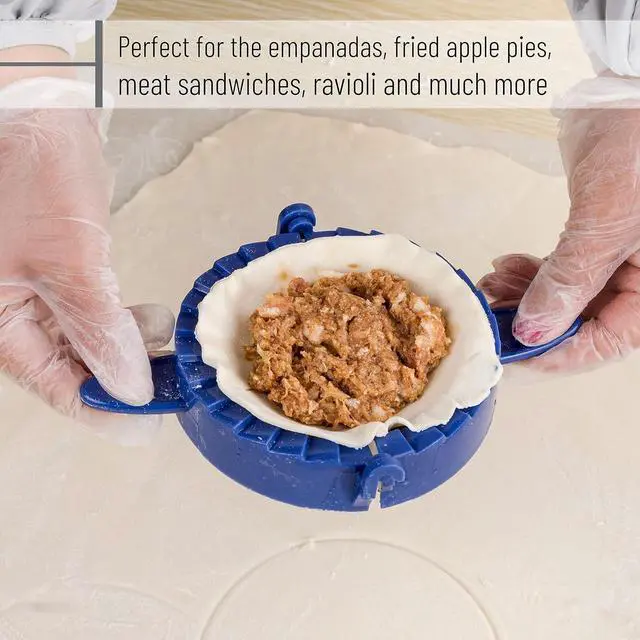 Alt view image 7 of 7 - BTaT- Dough Press Set, 3 Pack, Dumpling, Empanada, Pastry & Turnover Press | Hand Pie Maker, Meat Pie Cutter for Baking Cooking & Kitchen Use