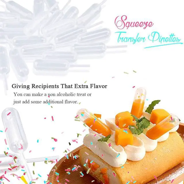 Alt view image 2 of 6 - moveland 50PCS 4ml Plastic Cupcake Pipettes Squeeze Syringes for Cupcakes | Disposable, Food-Grade BPA-Free, Easy-Fill, Stands Upright, Ideal for Injecting Liquids into Strawberry/Cake/Desserts