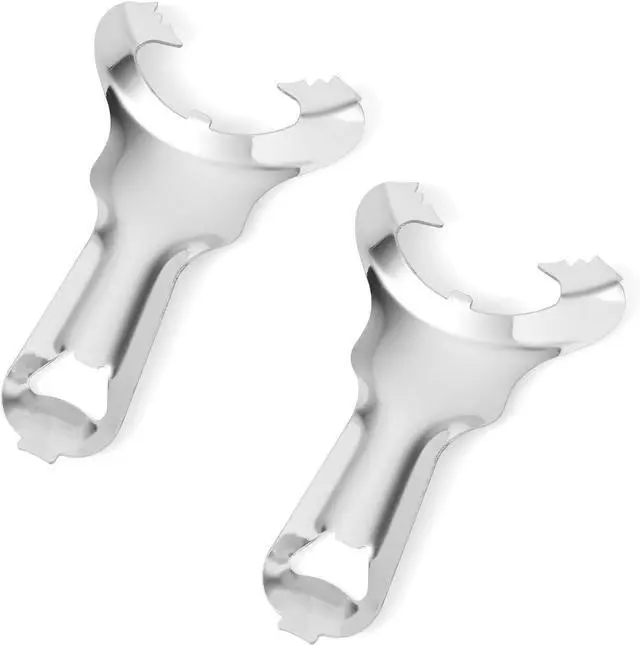 Main image of 2pcs Jar Opener for Mason Jar, Stainless Steel Opener Multifunctional Canning No Lid Dent Or Damage Lid Bottle Handheld Top Remover Tool for People with Weak Hands