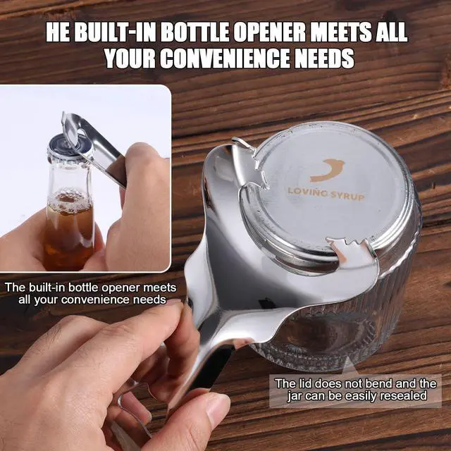Alt view image 5 of 7 - 2pcs Jar Opener for Mason Jar, Stainless Steel Opener Multifunctional Canning No Lid Dent Or Damage Lid Bottle Handheld Top Remover Tool for People with Weak Hands