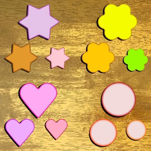 Alt view image 3 of 7 - Metal Cookie Cutters Set- Heart, Star, Round, Flower - 12Pcs Cookie Cutters - Heart Star Cookie Cutter Round Small Cutter Flower Cookie Cutter for Baking