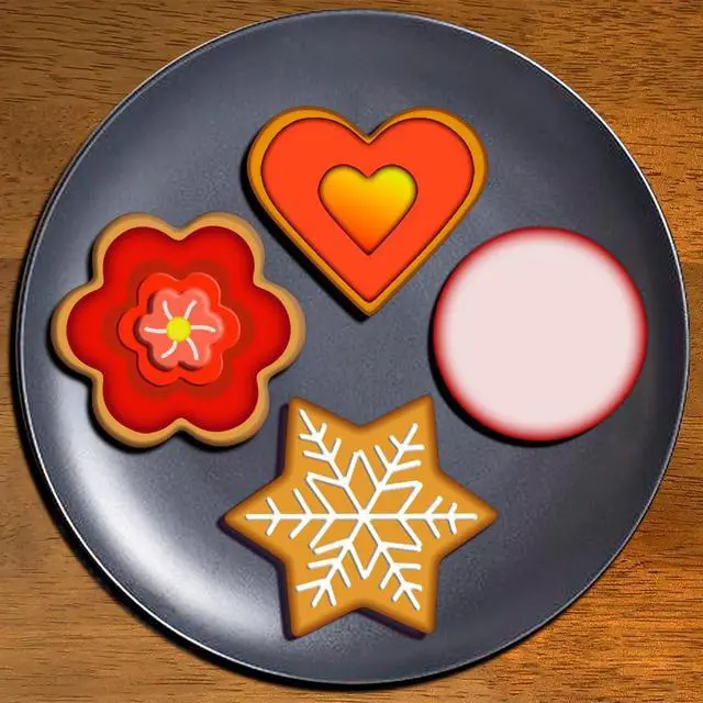 Alt view image 4 of 7 - Metal Cookie Cutters Set- Heart, Star, Round, Flower - 12Pcs Cookie Cutters - Heart Star Cookie Cutter Round Small Cutter Flower Cookie Cutter for Baking