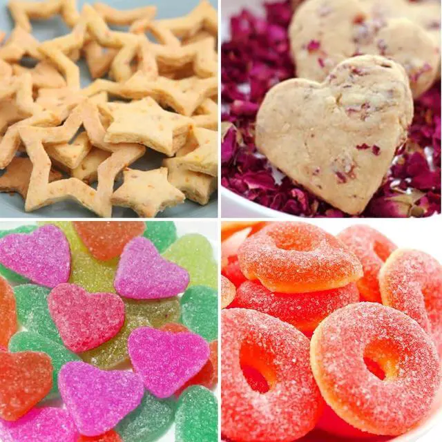 Alt view image 5 of 7 - Metal Cookie Cutters Set- Heart, Star, Round, Flower - 12Pcs Cookie Cutters - Heart Star Cookie Cutter Round Small Cutter Flower Cookie Cutter for Baking