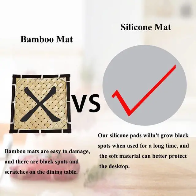 Alt view image 3 of 6 - Multi-Purpose Silicone Original Microwave Mat | BPA Free, Food Grade Safe, Heat Resistant to 475°F, Dishwasher Safe - Splatter Guard, Hot Pad, Pot Holder, Minimize Mess,12 Inch, 2PCS (red) (Red)