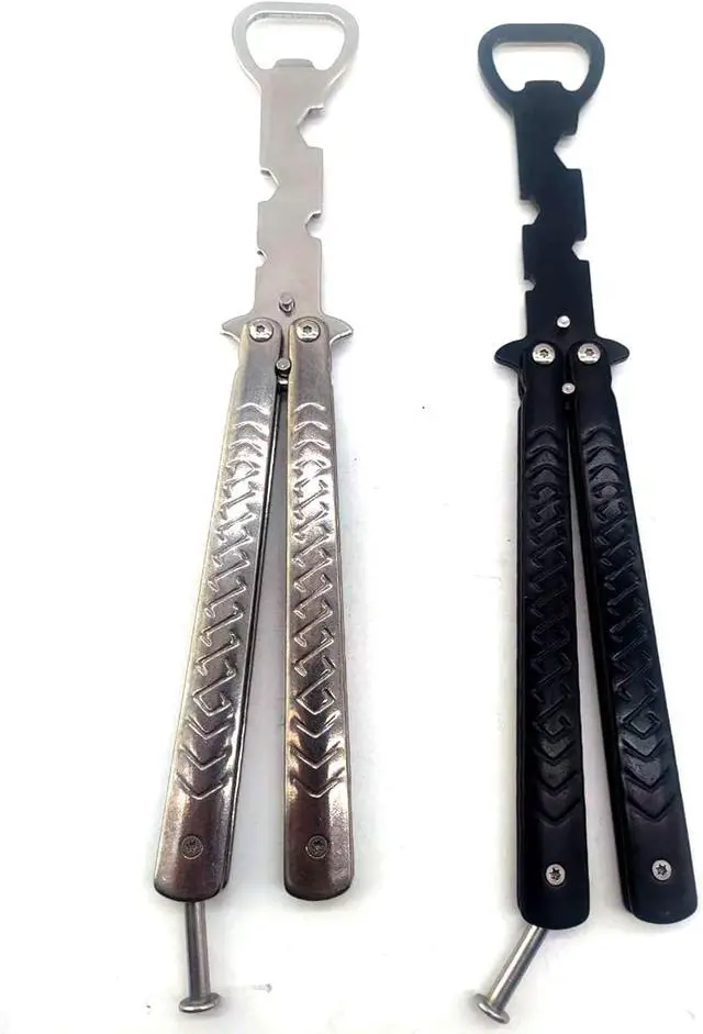 Alt view image 3 of 7 - Beautiful Folding Exercise Bottle Opener, Heavy Stainless Steel (2 Pcs)