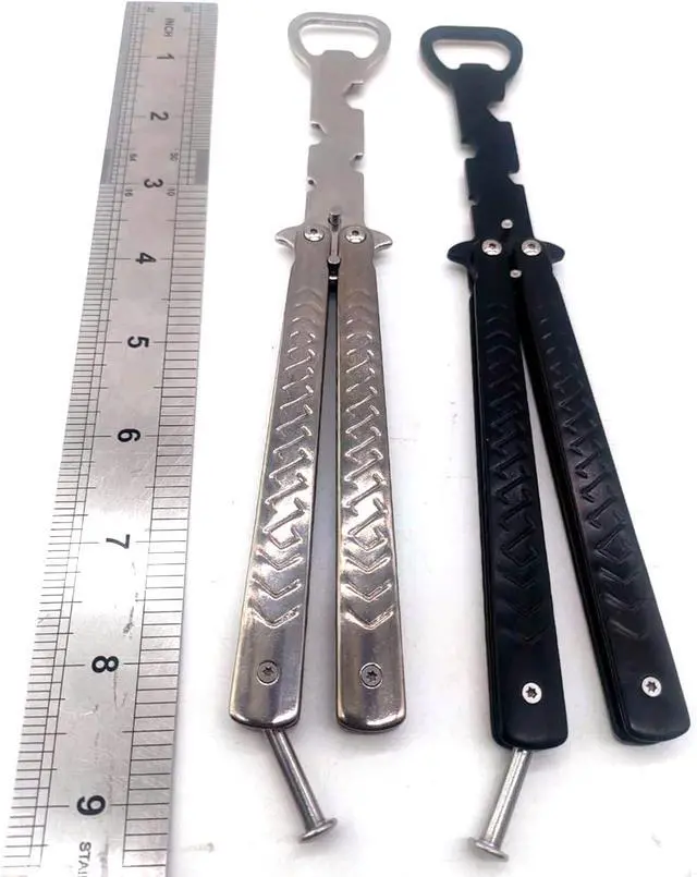 Alt view image 4 of 7 - Beautiful Folding Exercise Bottle Opener, Heavy Stainless Steel (2 Pcs)