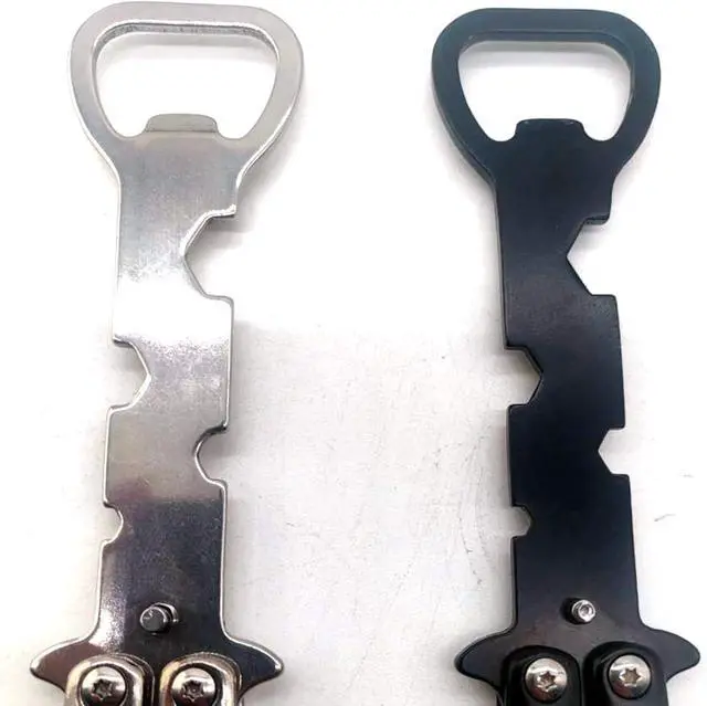 Alt view image 5 of 7 - Beautiful Folding Exercise Bottle Opener, Heavy Stainless Steel (2 Pcs)