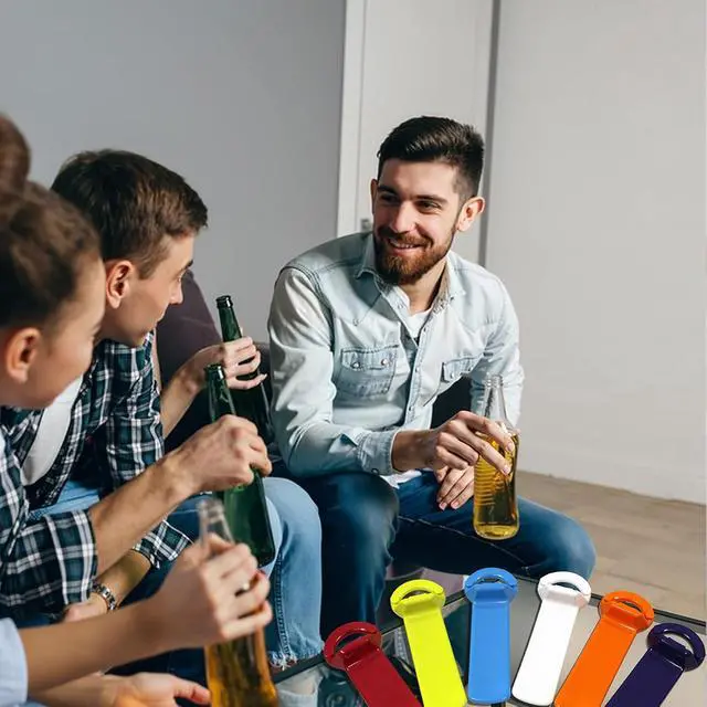 Alt view image 5 of 7 - 6-Pack Jar Key Lid Opener for Weak Hands & Seniors, Crown Bottle Opener | Vacuum Seal Popper with Long Easy-Grip Handle for Jar Lids & Crown Caps, Kitchen Prep, Picnics, Parties and Everyday Use