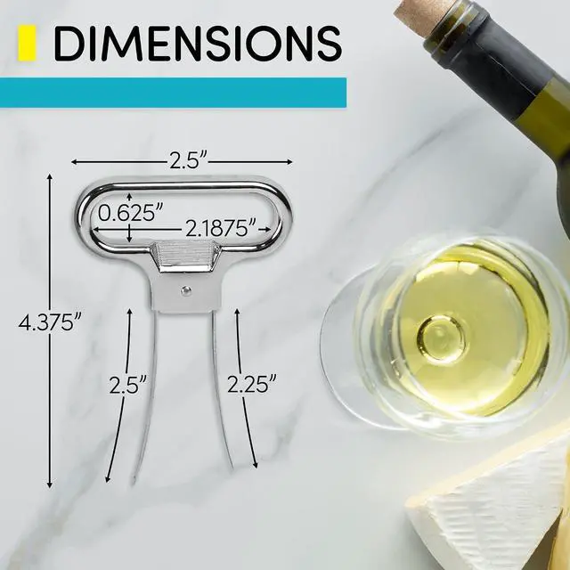 Alt view image 7 of 7 - Belwares Ah So Wine Opener Cork Puller, Wine Bottle Opener for Old Corks | Stainless Steel Wine Tool and Cork Opener for Wine Bottles, 2 Bonus Silicone Stoppers, No Twisting or Drilling