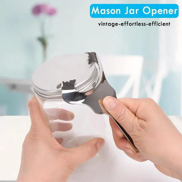Alt view image 3 of 7 - Mason Jar Opener for Canning Lids No Dents or Damage, Canning Supplies,2PCS | Canning Tools Multi-Purpose for Bottle Opener and Various Lids Canning Jar Opener,Easy Twist Manual Handheld Top Remover