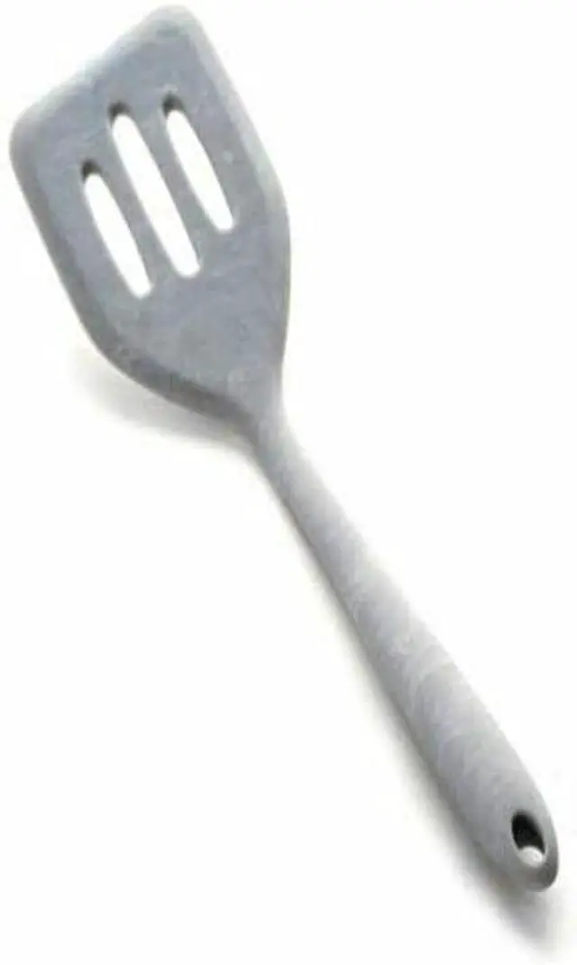 Main image of Norpro Silicone Mini Slotted Turner, Marble, 8.25" x 2" x .5"