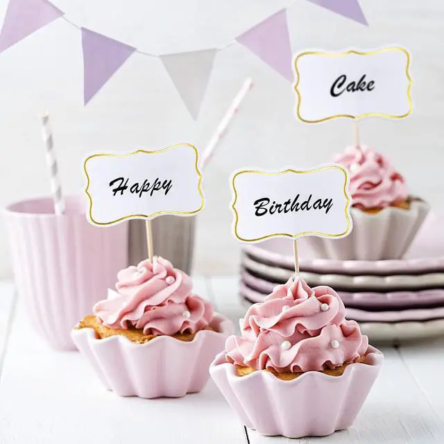 Alt view image 6 of 7 - 56 PCS White Cheese Markers Cake Topper Toothpick Cupcake Toppers for Charcuterie Board Buffet Labels Blank Toothpick Flags Appetizer Signs Cupcake Toppers Picks for Charcuterie Board Decorations