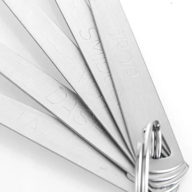 Alt view image 5 of 5 - Brccee AC Measuring Spoons Set of 5, (tad, dash, pinch, smidgen and drop) Mini Stainless Steel Measuring Spoons