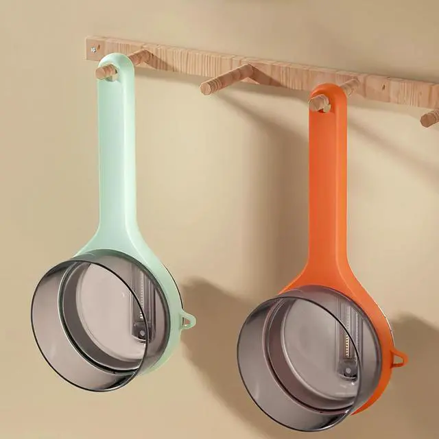 Alt view image 5 of 6 - Double-Sided Stainless Steel Peeling Knife With Storage Box (Orange) | Vegetable Fruit Peeler Container, Vegetable Peelers for Home Kitchen, Double-Sided Stainless Steel Multi-Function Peeler