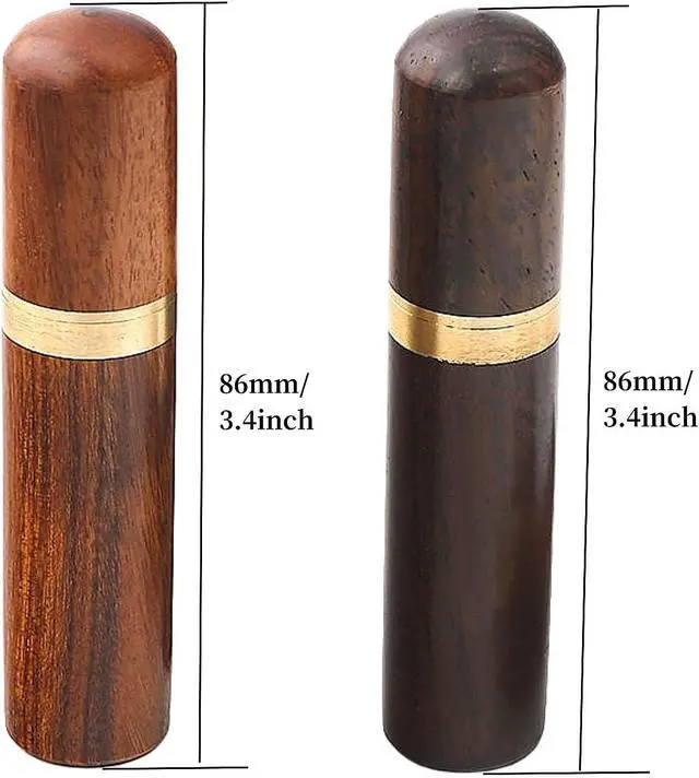 Alt view image 2 of 6 - 3 Pack Wood Toothpick Holder Portable Mini Pocket Tooth Pick Box Handmade Craft Toothpick Dispenser Bucket
