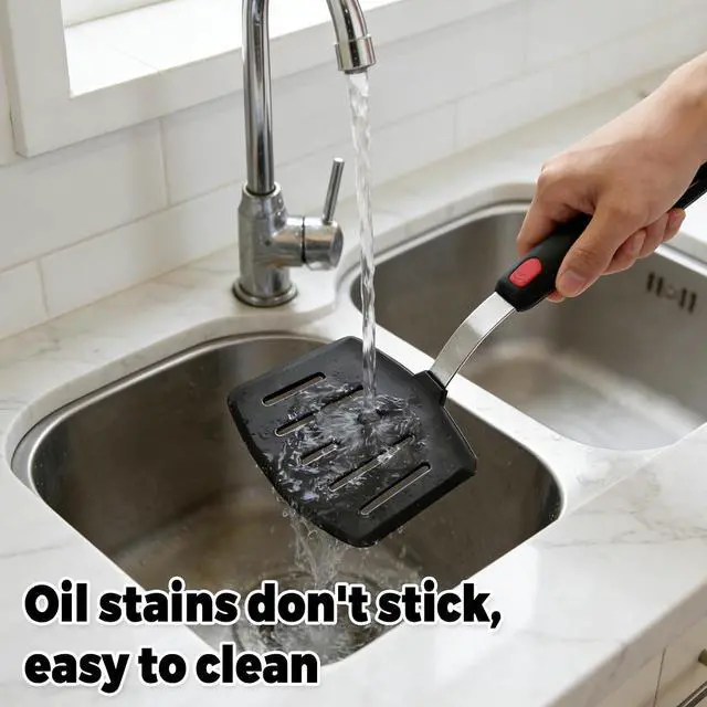 Alt view image 4 of 7 - Spatulas Silicone Heat Resistant,Small Spatula for Non Stick Frying Pan