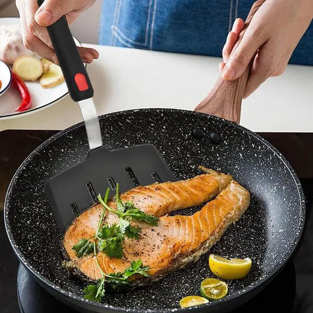 Alt view image 7 of 7 - Spatulas Silicone Heat Resistant,Small Spatula for Non Stick Frying Pan