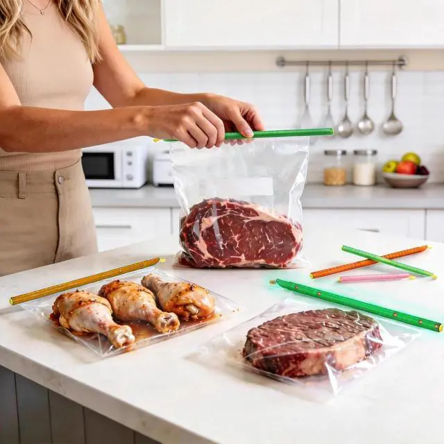 Alt view image 5 of 6 - 30 PCS Chip Clips & Bag Sealers, Reusable Food Bag Clips with 5 Sizes | Airtight reusable clips keep chips, bread, coffee and freezer foods fresh with 5 assorted sizes for everyday kitchen storage.
