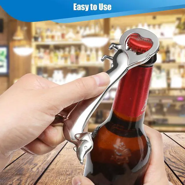 Alt view image 4 of 7 - Dachshund Dog Bottle Opener Beer Opener, Dachshund Gifts Sausage Dog Gifts Funny Novelty Cute Wiener Dog Doxie Gifts, Silver