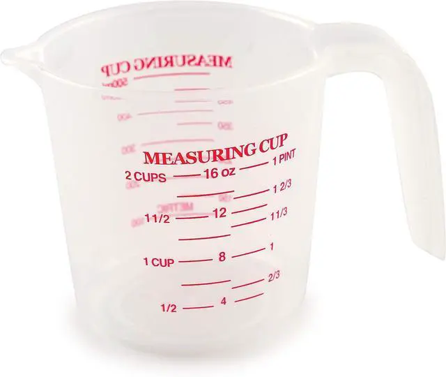 Main image of Norpro 2 Plastic Measuring Cup, Multicolored