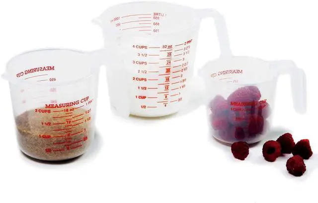 Alt view image 4 of 4 - Norpro 2 Plastic Measuring Cup, Multicolored