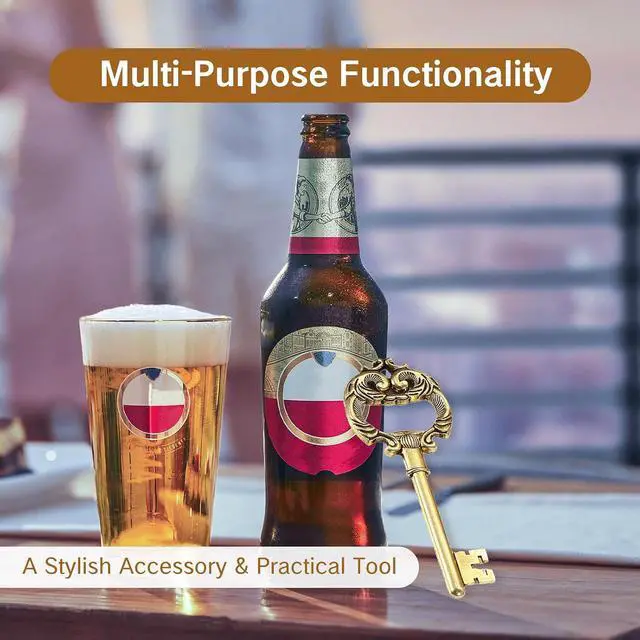 Alt view image 3 of 7 - Vintage Key Bottle Opener for Bar Antique Style Beer Wine Openers Traditional Festival Dinner Cool Design Bartenders Cute Tools Men and Women Unique Present Idea