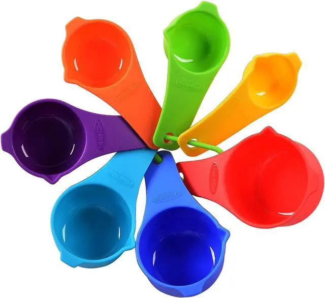 Alt view image 5 of 7 - Measuring Cups Set of 7, Assorted Colors