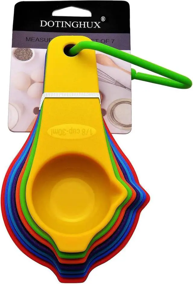 Alt view image 7 of 7 - Measuring Cups Set of 7, Assorted Colors