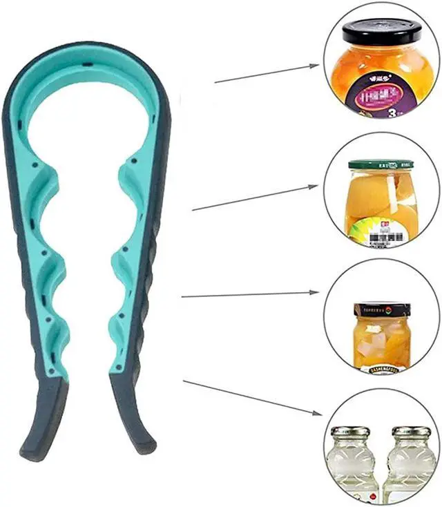 Alt view image 4 of 7 - Bottle Opener for Arthritic Hand,Jar Opener for Old People, Children, Women, Those with Weak Hands,Multifunctional Kitchen Gadgets (05-Blue)