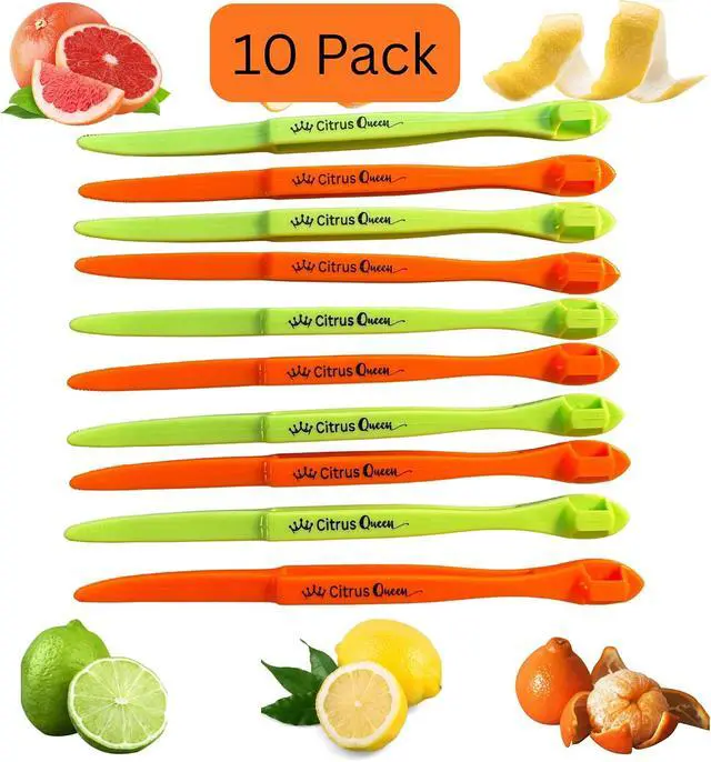 Alt view image 4 of 7 - Orange Peeler Tool 10 Pack Bulk | Easy citrus peeling