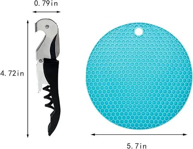 Alt view image 6 of 7 - Bottle Opener for Arthritic Hand,Jar Opener for Old People, Children, Women, Those with Weak Hands,Multifunctional Kitchen Gadgets (05-Blue)
