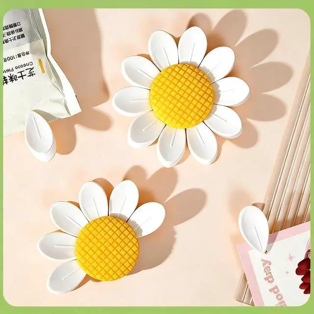 Alt view image 7 of 7 - Sunflower-Shaped Magnetic Chip Clips, Petal Style Bag Clips | Bag Sealing Clips for Snack Bags and Fridge Decor, Set of 10 (1, Yellow)