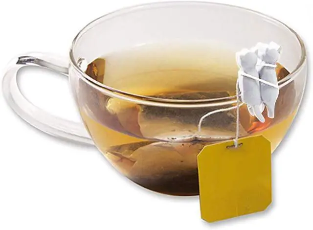 Alt view image 7 of 7 - 6Pcs Black and White Heat-Resistant Silicone Tea Bag Clips, Cartoon Cat-Shaped Reusable Holders for Bags Drink Markers Food, Tea Accessories, Tea Bag Coasters
