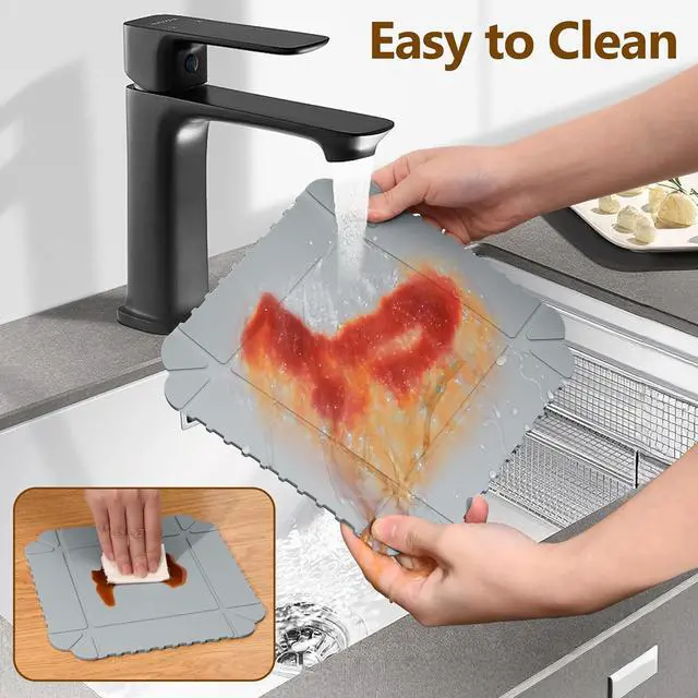 Alt view image 6 of 7 - Magnetic Silicone Trivet & Pot Holder, Kitchen Heat Resistant Mat | Trivets for Hot Dishes, Hot Pots & Pans, Non-Slip Hot Pads for Countertops & Dining Table & Oven, Jar Opener & Spoon Rest