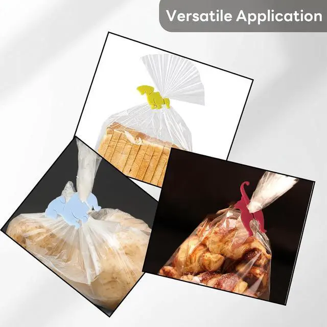 Alt view image 5 of 6 - Cat Dog Butt Bread Clip - 4 Pack Reusable Food Bag Clips, Keep Your Food Fresh with Adorable Pet-Themed Design (Dog)