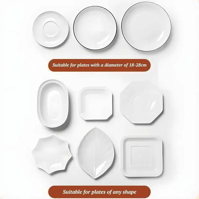 Alt view image 6 of 7 - 20Pieces Aluminum Foil Food Covers - Insulation Cover for Kitchen Dishes, Warmth Retention, Reusable and Stretchable, Fits Plates, Bowls, and Containers