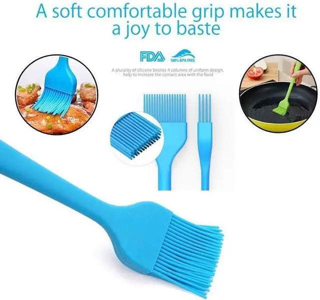 Alt view image 5 of 7 - 5Pcs Silicone Spatula Set Colorful Mini Spatulas - 480°F Heat Resistant Nonstick Versatile Kitchen Utensil Set for Baking, Mixing, Cooking, Dishwasher Safe