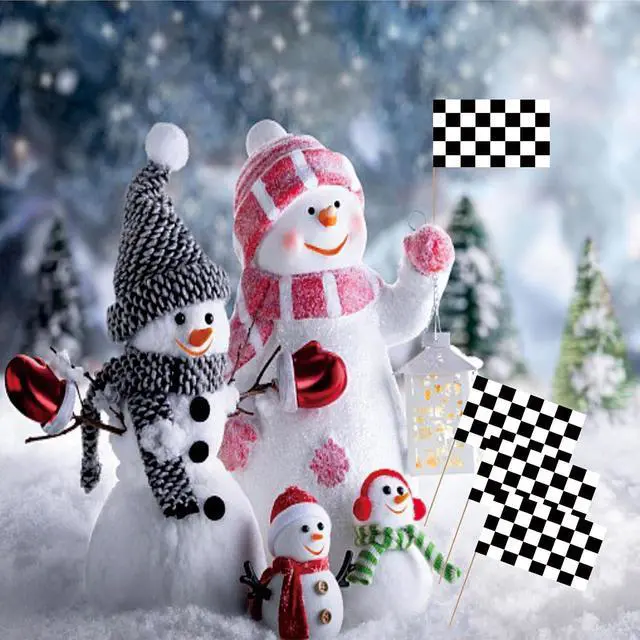 Alt view image 5 of 7 - Checkered Black and White Racing Toothpick Flag Race Car Small Mini Cocktail Fruit Cupcakes Toppers Food Stick Flags Decorations,100 Pack