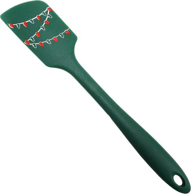 Alt view image 3 of 3 - Chef Craft Select Silicone Christmas Spatula, 11 inches in length, Green