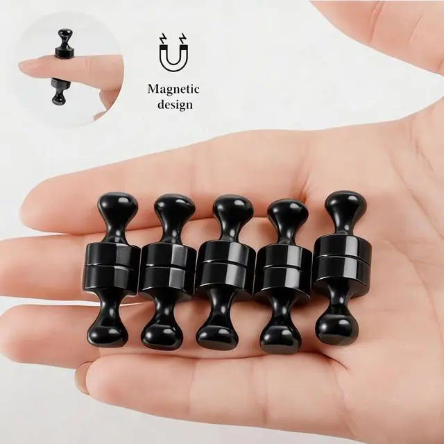 Alt view image 3 of 6 - 8 Pack Fridge Magnets Small Decorative Magnets for Whiteboard Locker Office Calendar Kitchen Classroom Decor Craft Magnets for Home Office Supplies