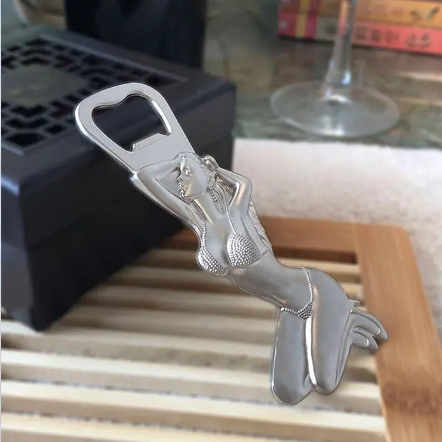 Alt view image 5 of 6 - Bottle Opener Magnetic Fridge Decoration Solid Durable for Kitchen Bar Restaurant Party Beer Openers