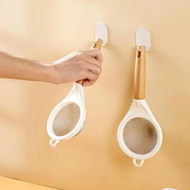 Alt view image 5 of 7 - ARFUKA Small Fine Mesh Strainer with Wooden Handle - Multipurpose Food & Beverage Strainer | Ideal for Kitchen Baking, Cocktails, Tea, Coffee & Juice | Stainless Steel Colander Sieve